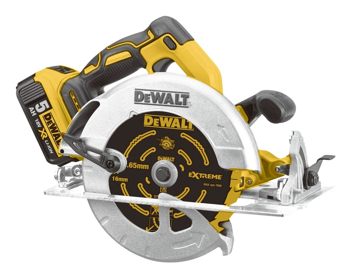 DeWALT DCS570NT-XJ portable circular saw 18.4 cm Black  Yellow 5500 RPM