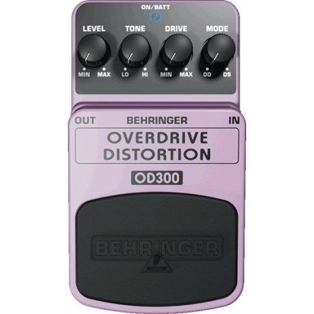 Behringer OD300 effects pedal Purple  Black