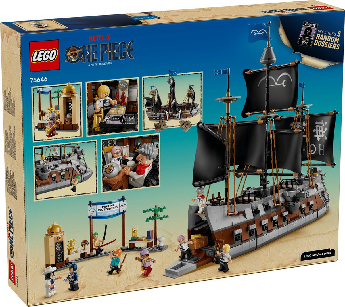 LEGO ONE PIECE 75646 Garp's Marine Battleship
