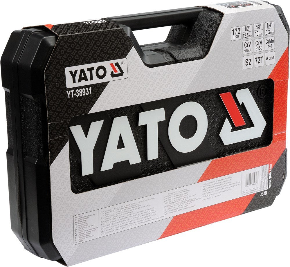 Yato Mechanics Tool Set 173 Tools YT-38931