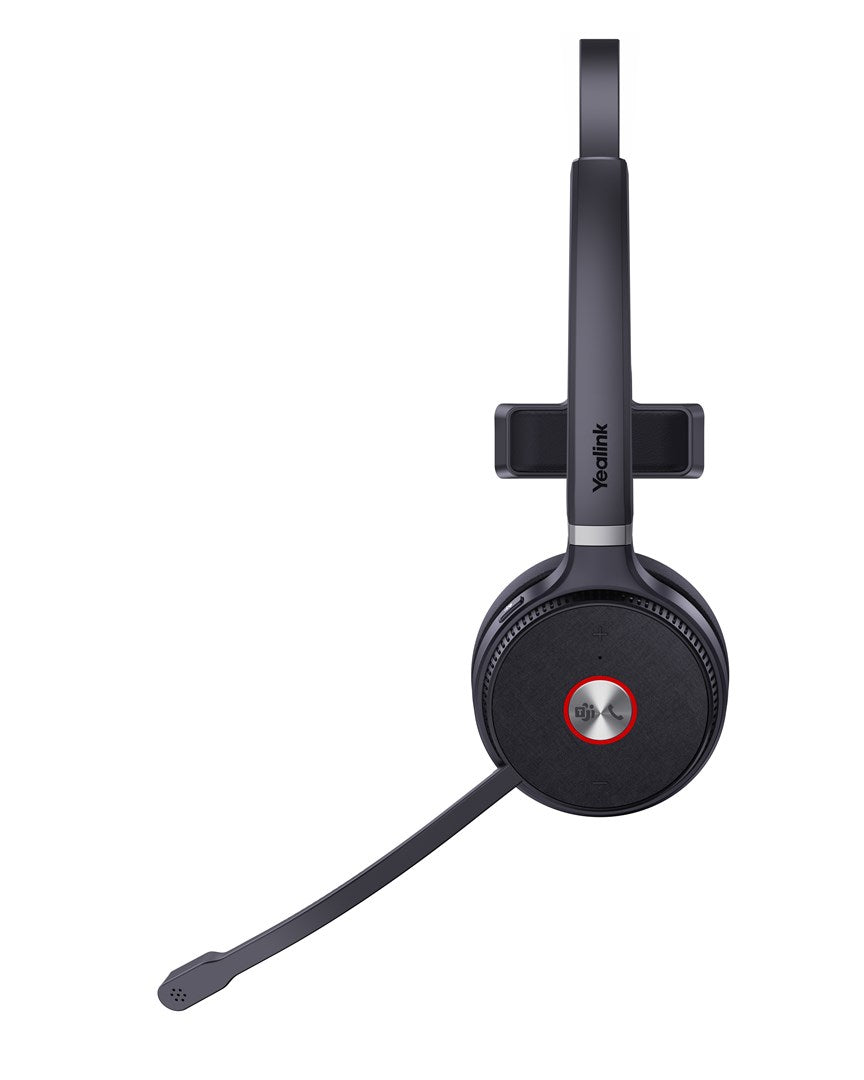 Yealink WH62 Mono - Für Microsoft Teams - Headset - On-Ear - DECT - kabellos