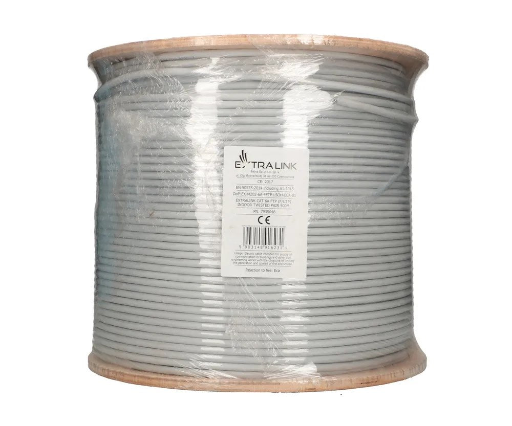 Extralink Twisted Pair CAT6A FTP V2 Indoor 500 M