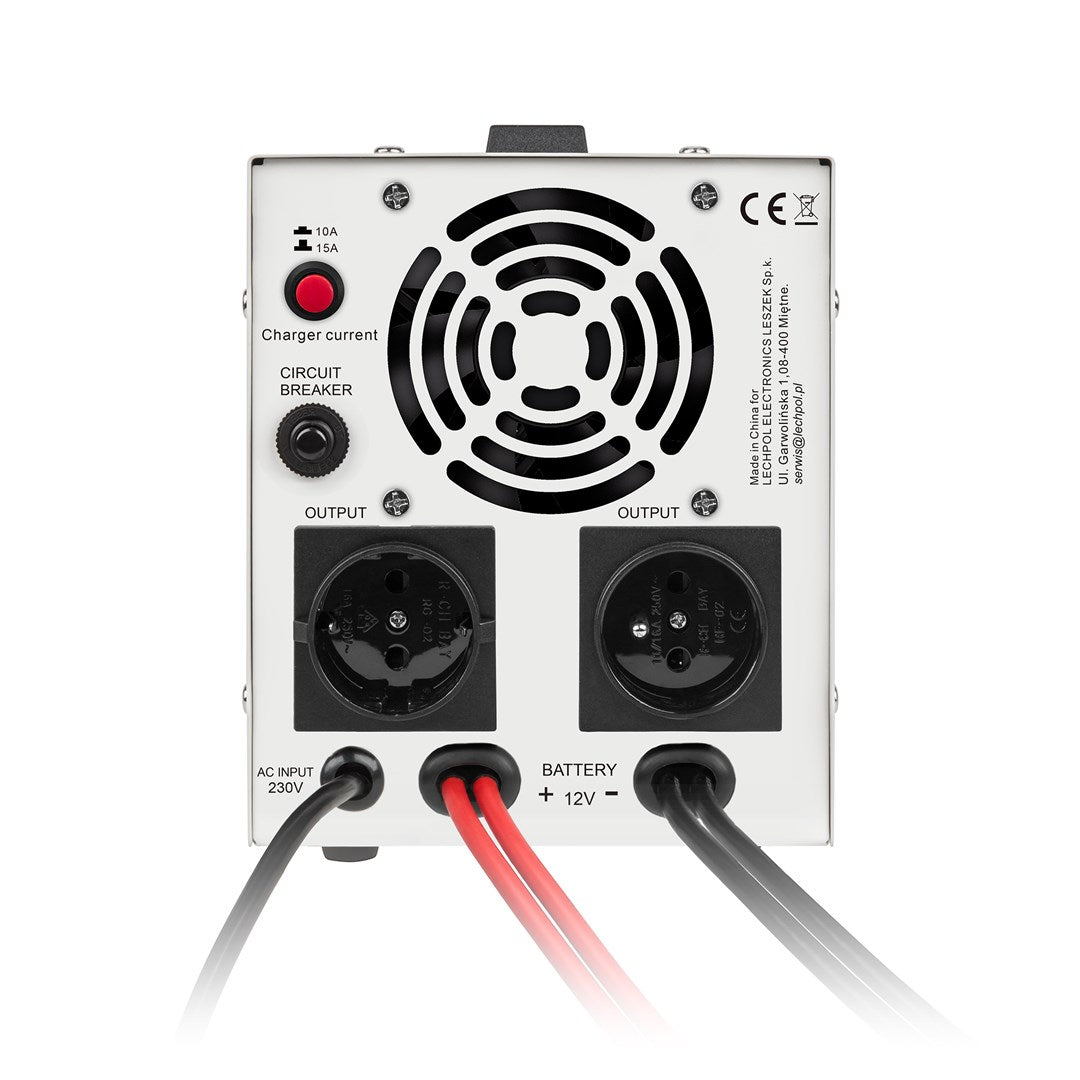 KEMOT PROsinus-800 emergency power supply unit – a pure sine wave inverter with a 12V charging function  230V  800VA/500W