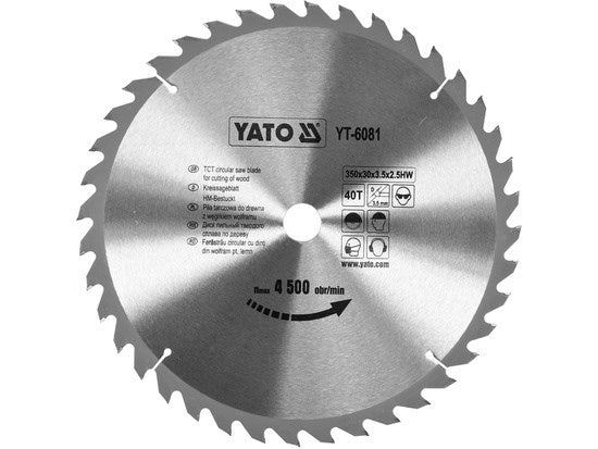 Yato YT-6081 circular saw blade 35 cm 1 pc(s)