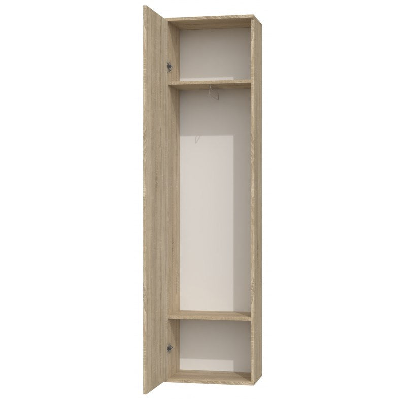 Topeshop DUO Wardrobe Sonoma Oak 2 Shelves 1 Door