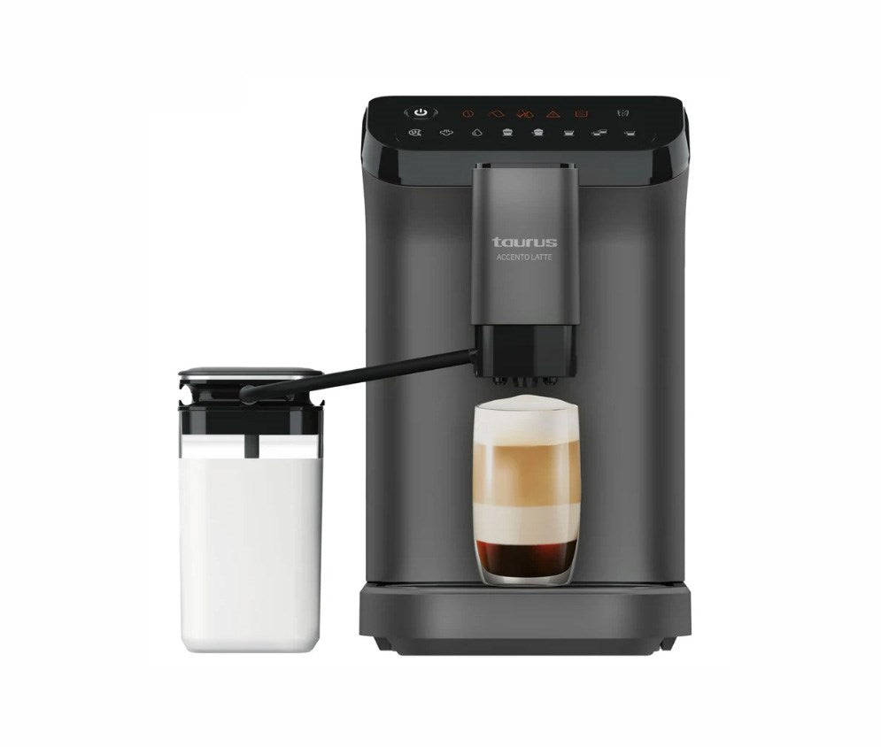 Taurus Espresso Machine 20 Bar White Coffee Accento Latte