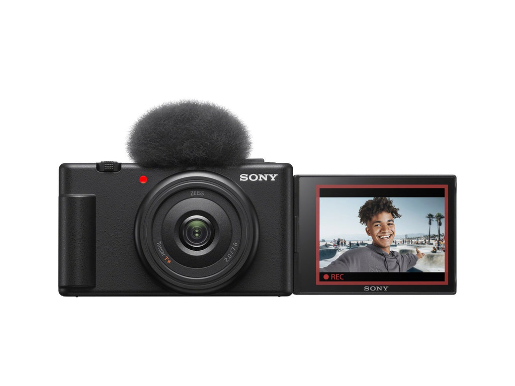 Sony ZV-1F Digital Compact Camera 20.1 MP 4K 30 fps ZEISS Black ZV1FBDI.EU