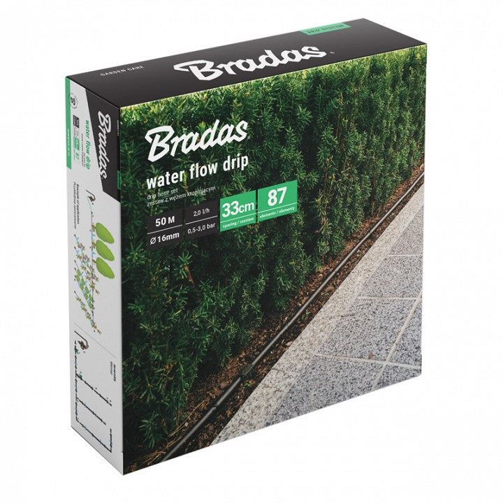 BRADAS Hose 50 m for Effective Watering Applications - Model DSWWF50-SET2