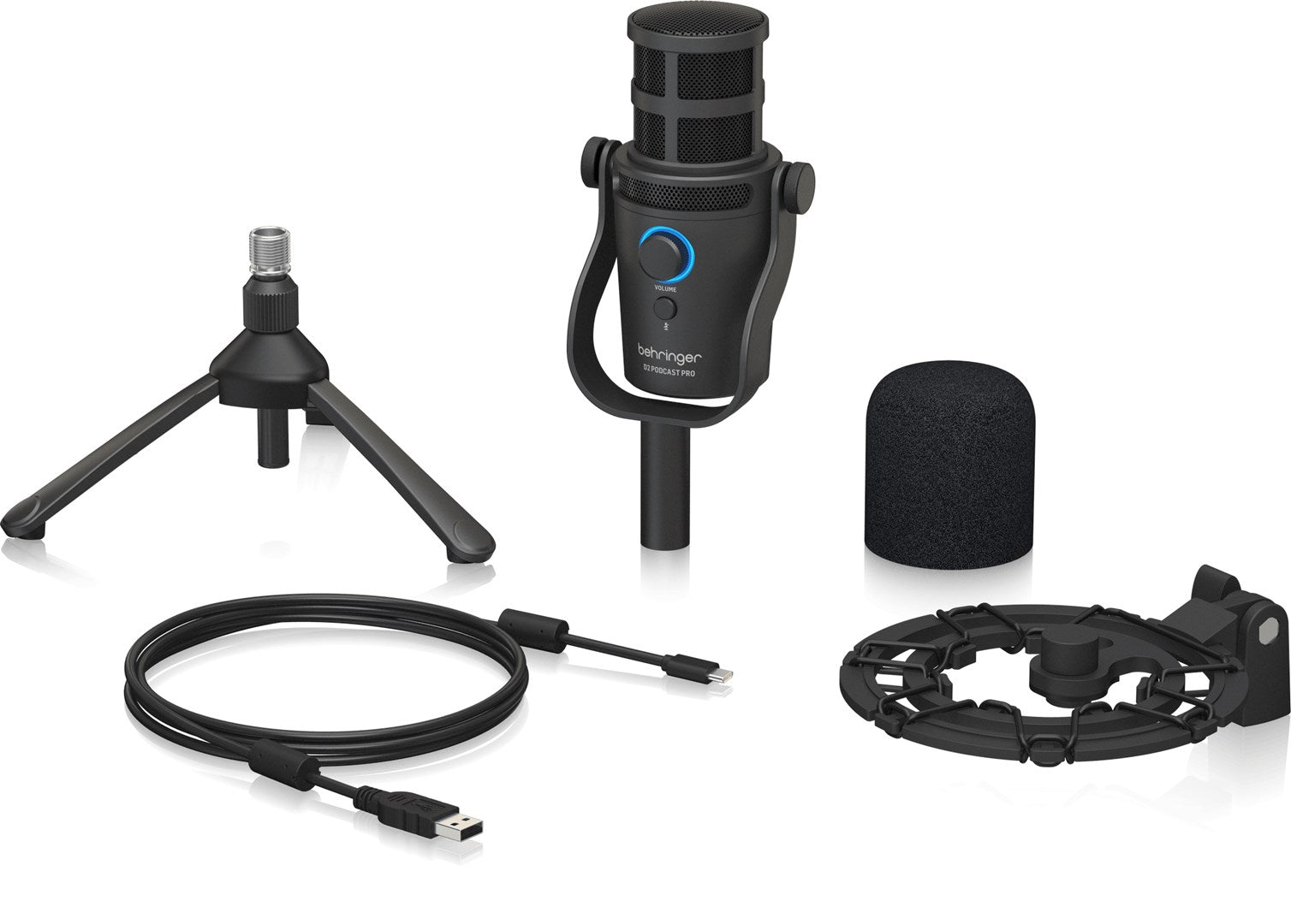 Behringer D2 Black Podcast Microphone