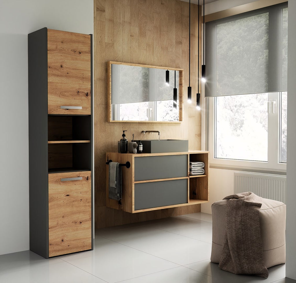 TOP E SHOP Bathroom Storage Cabinet 400x1700x300 mm Model M-MP-SL-SAR-S40-ANTA