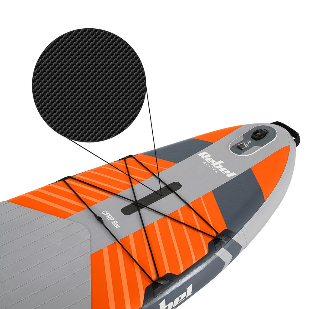 Rebel Inflatable SUP Board PRO Orange RBA-4518 Weight: 17300 g Max Capacity: 220 kg