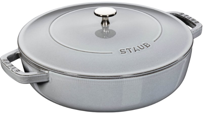 STAUB Deep Frying Pan with Lid 28 cm 40511-470-0