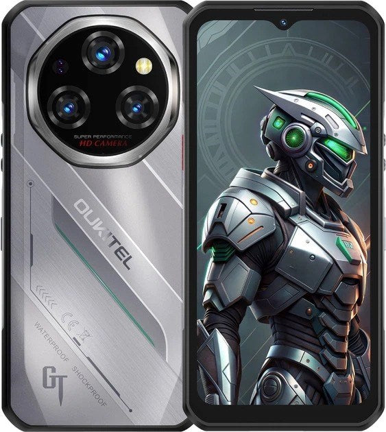 Oukitel WP62 6.58" Dual SIM Android 15 5 G 8GB 256GB - Silver
