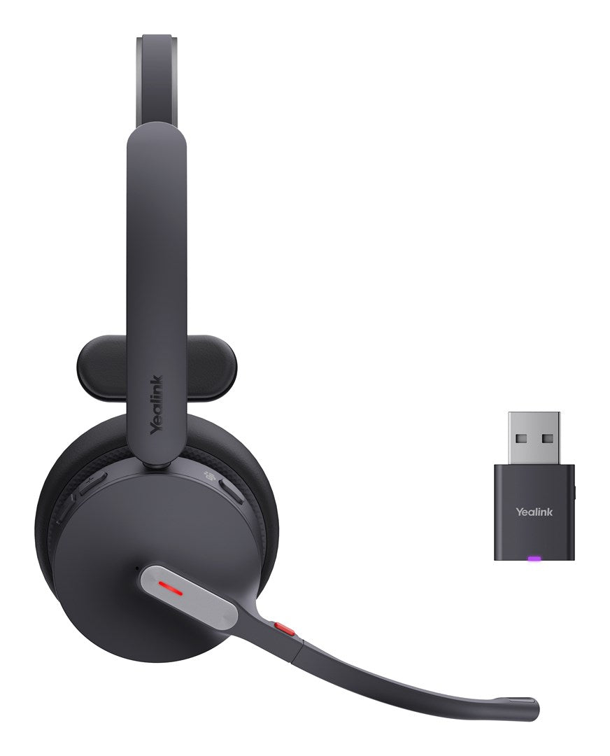 Yealink WH64 Hybrid Mono Wireless Headset - Bluetooth - Office/Call Center - Black