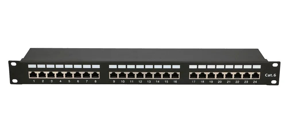 Extralink CAT6 STP V2 Patch Panel 24 Ports 1U