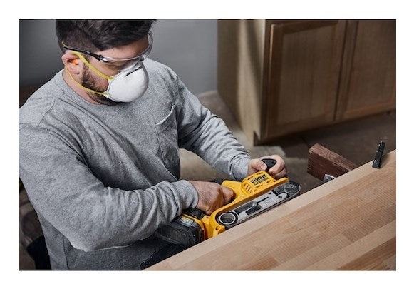 DeWALT DCW220NT-XJ Portable Belt Sander - Black Yellow