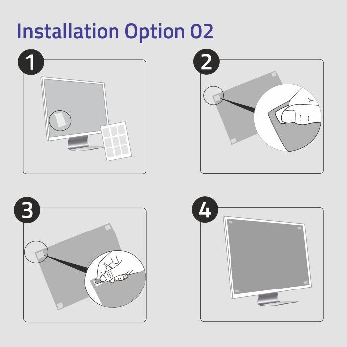 Qoltec 51057 Privacy Filter for 23" Monitors