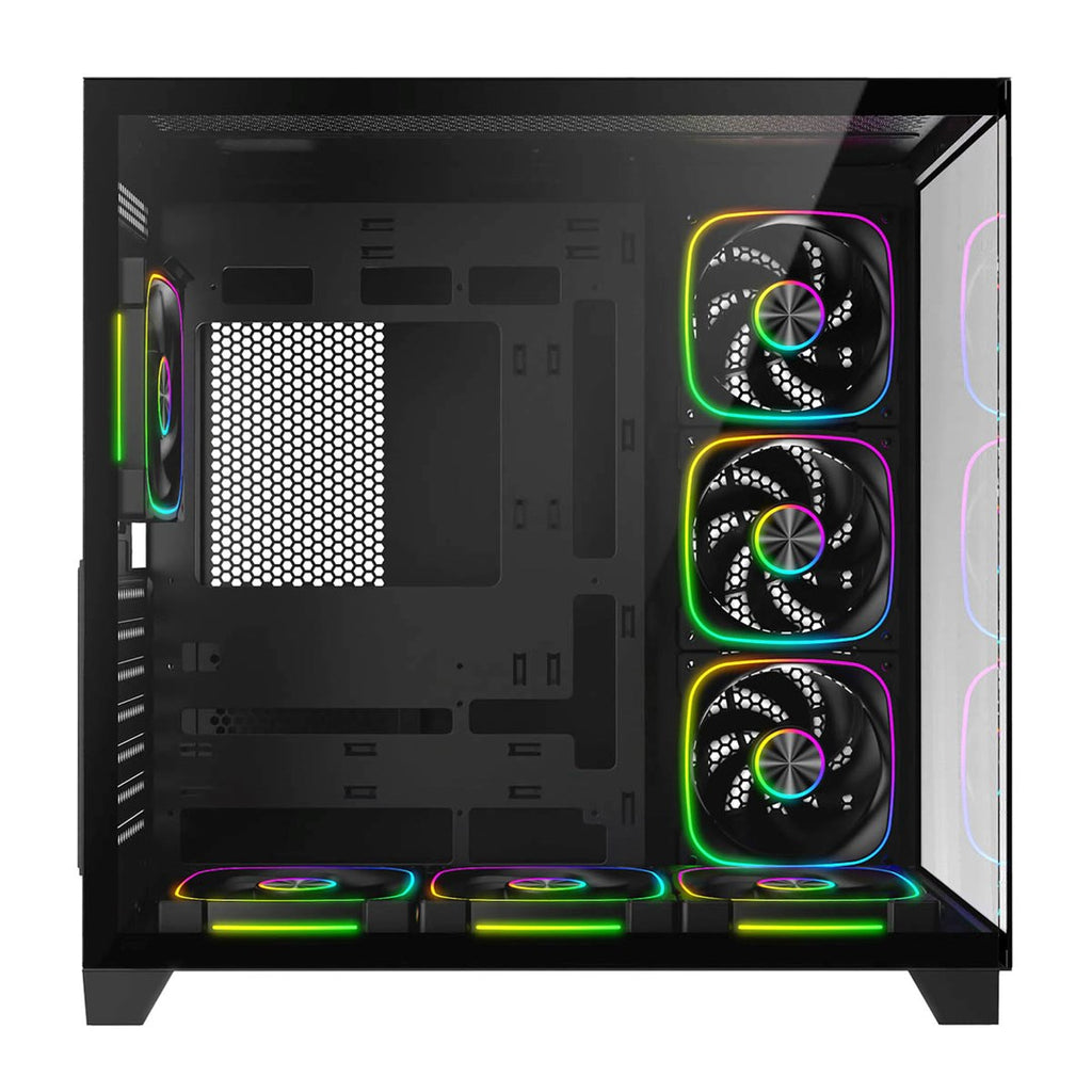 RAMPAGE PC CASE WITH TEMPERED GLASS Black