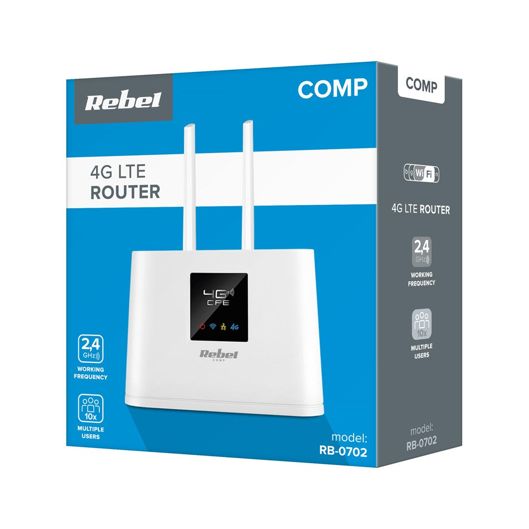 Rebel RB-0702 Wireless Router Single-band 3 G 4 G