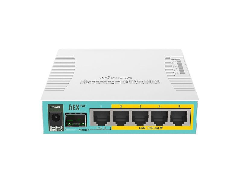 Mikrotik hEX PoE router Biały