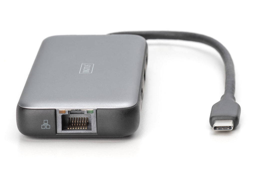 DIGITUS - Docking Station - USB-C - 2 x HDMI - 1GbE - DA-70915