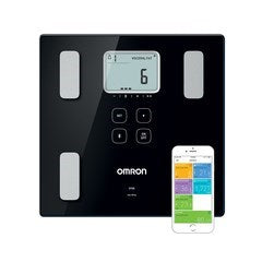 OMRON Personal Scale HBF-222T-EBK - 150 kg Capacity, Body Composition Analysis