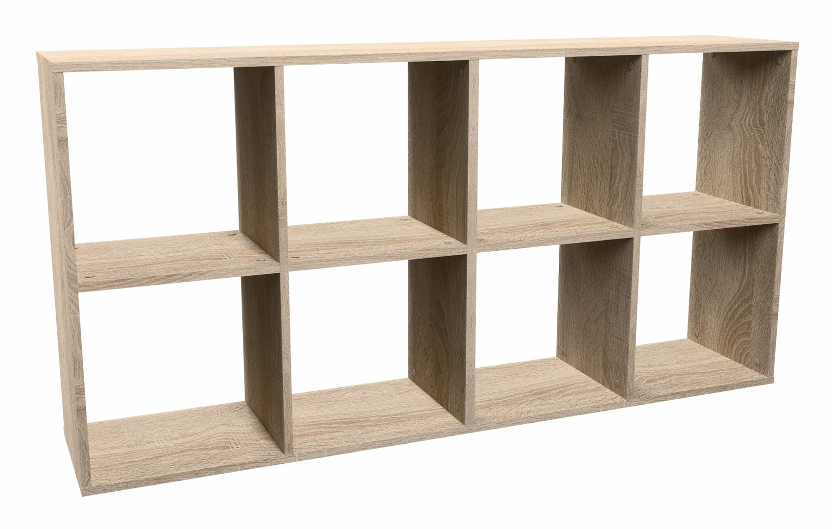 MALAX 2X4 Bookcase Sonoma for Living Room