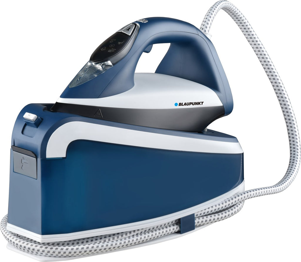 Blaupunkt SSP701 Steam ironing station 3200 W 1.5 L Ceramic soleplate Black Blue White