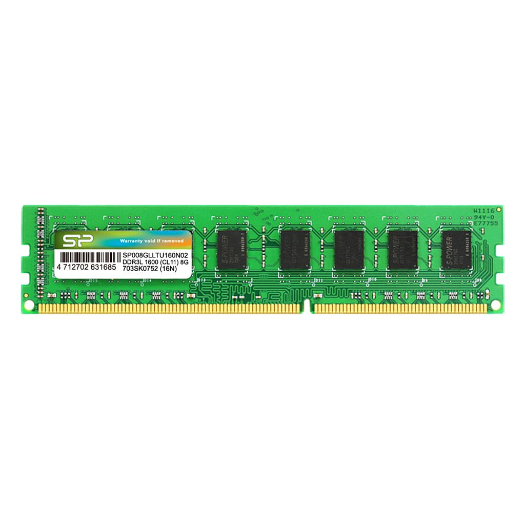 Silicon Power SP008GLLTU160N02 Memory Module 8 GB 1 x 8 GB DDR3L 1600 MHz