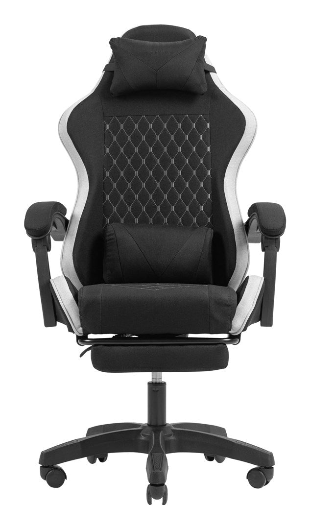 Mars Gaming MGC-X Fabric PC gaming chair Padded seat Black  White