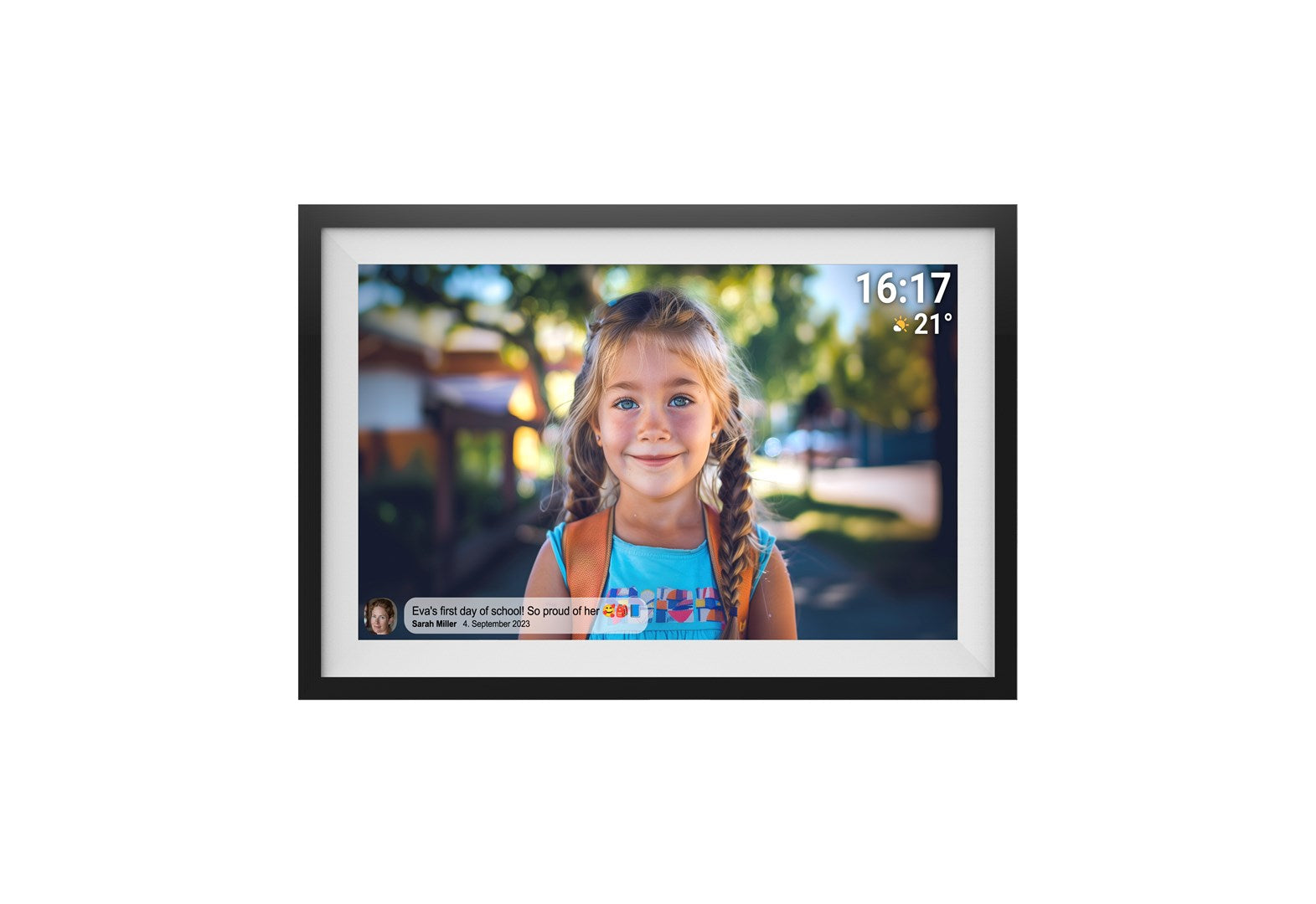 Denver Digital Photo Frame with FRAMEO 15.6 16GB