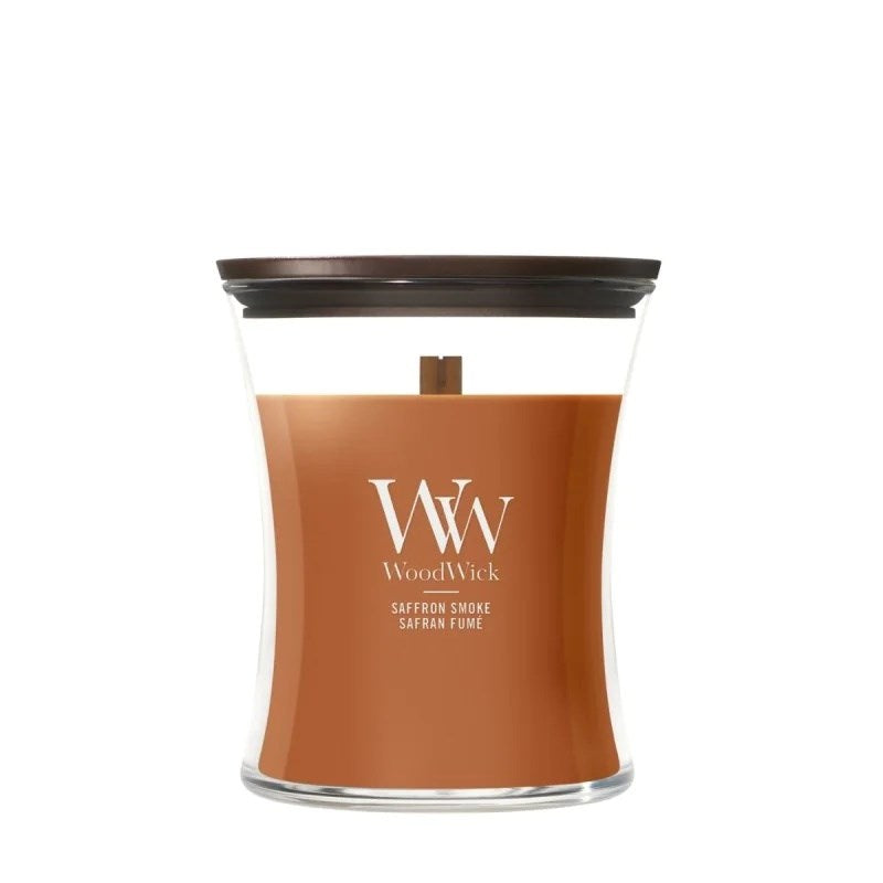 WoodWick Scented Candle Medium Saffron Smoke 1 pc | Model: 2674299E