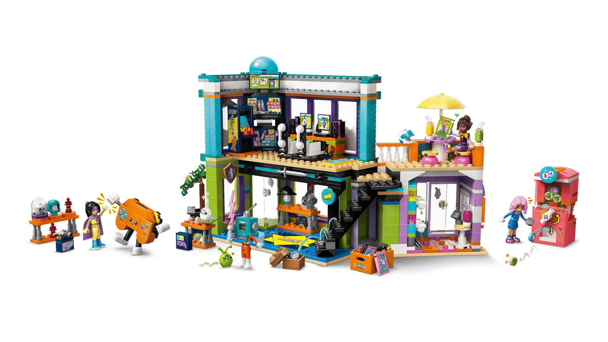 LEGO FRIENDS Comic Book and Game Store Set, 1005 Pieces, Ages 9+, Model 42674