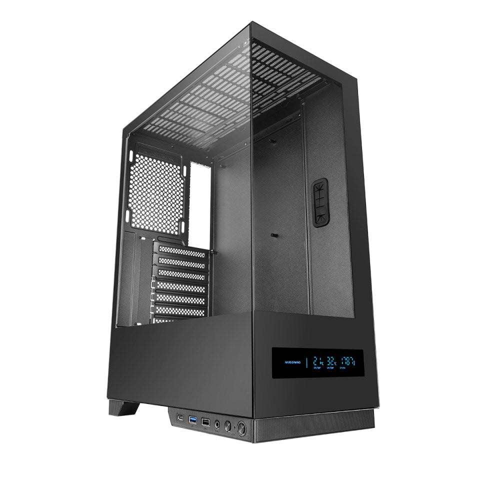 Tacens Mars Gaming MC-PULSAR Midi Tower Black - Stylish Design