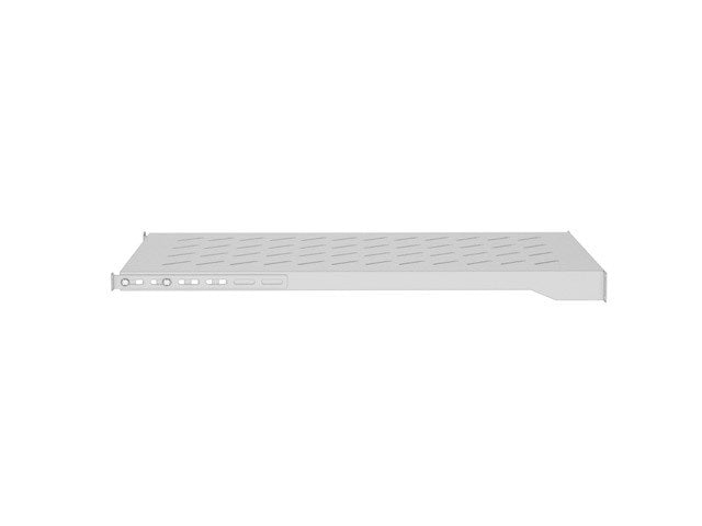 Lanberg Rack Shelf 1U 25 kg Grey 700 mm x 482.6 mm x 45 mm AK-1010-S