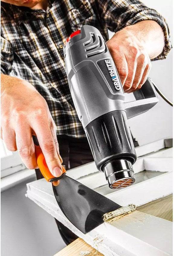 GRAPHITE Heat Gun 2000W 34500 g 320 mm x 320 mm x 320 mm Model 59G524