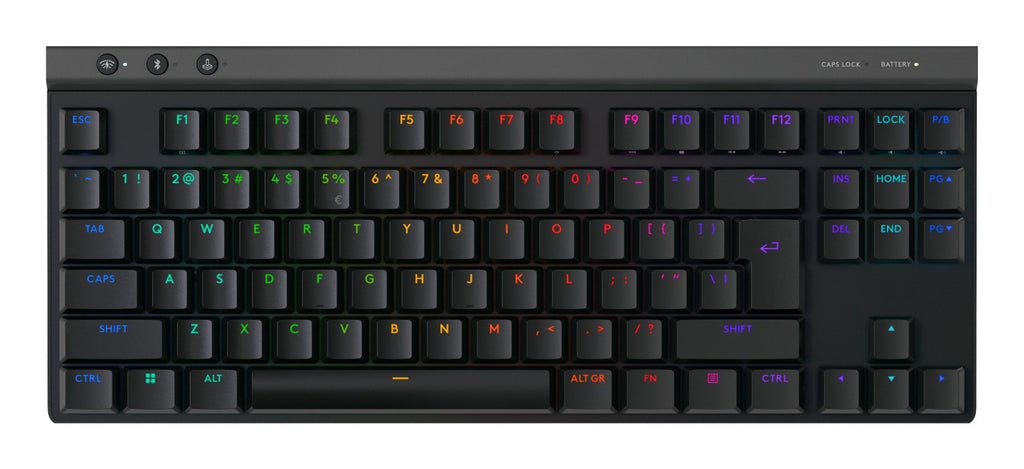 Logitech G G515 TKL Wireless Gaming Keyboard - LIGHTSPEED - Backlit - GL Tactile - Black (920-012538)