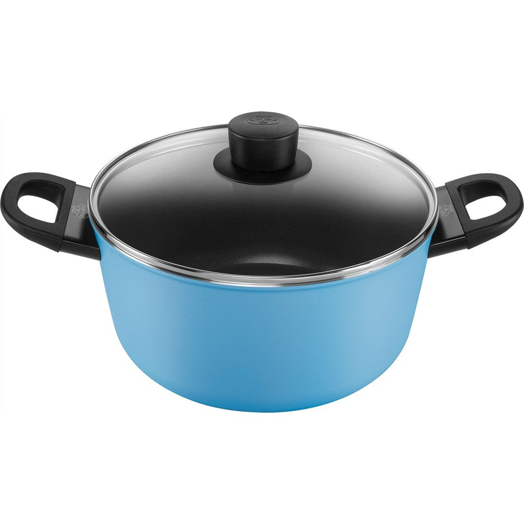 Ballarini Casserole 24 cm with Lid Blue Caprera 2H