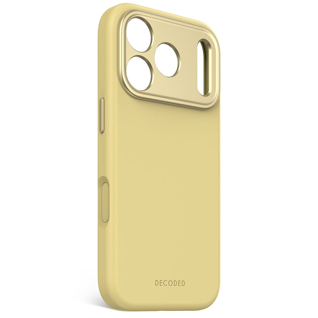 Decoded Silicone Case iPhone 17 Pro Yuma Yellow with MagSafe (D25IPO17PBCS9YW)