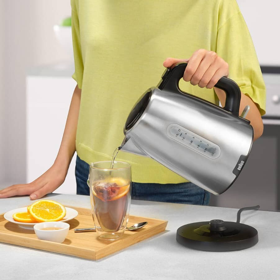 Braun WK 1500 Kettle 1.7 L 2200W Black - Stainless Steel (0X21010067)