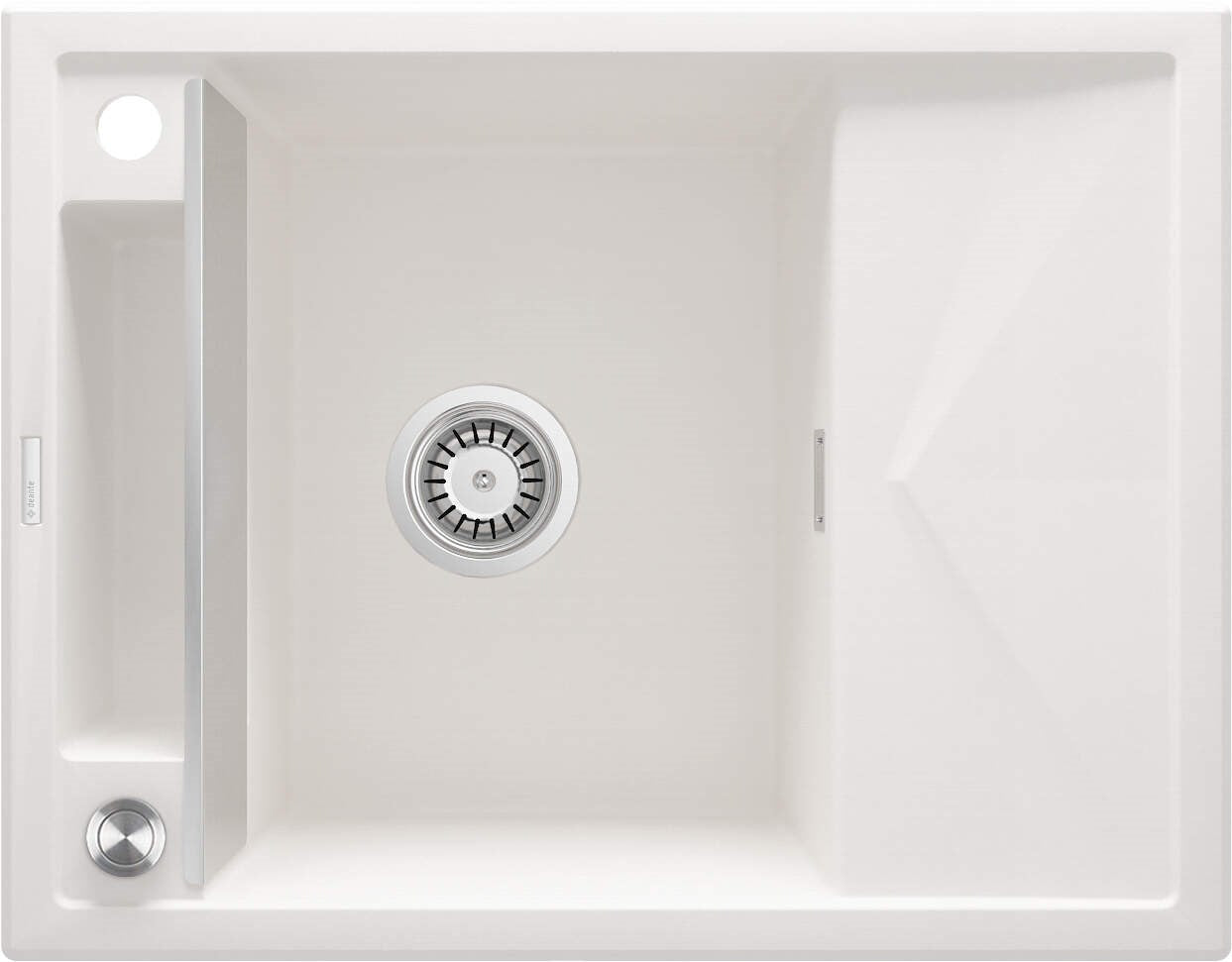 Deante Magnetic Granite Sink 1-Bowl with Drainer 64x50cm