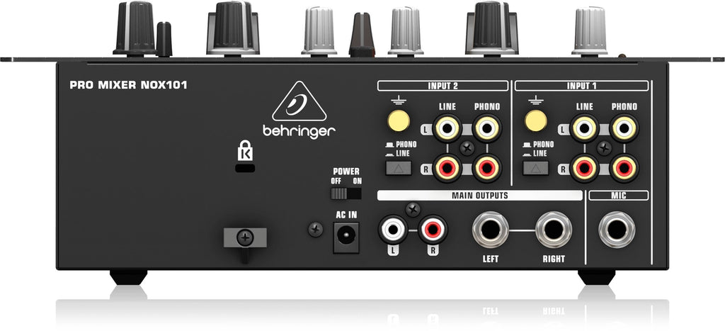 Premium 2-Channel DJ Mixer with VCA Control and Ultraglide Crossfader 2-Kanal NOX101