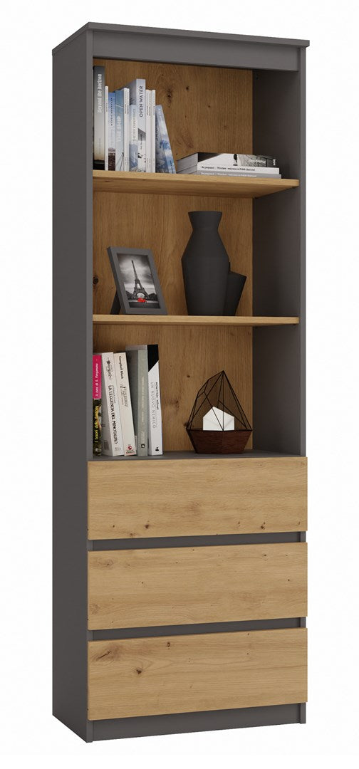 TOP E SHOP Office Bookcase 1800 mm x 600 mm x 350 mm Model M-MP-R-OLI-RS-60-ANTA