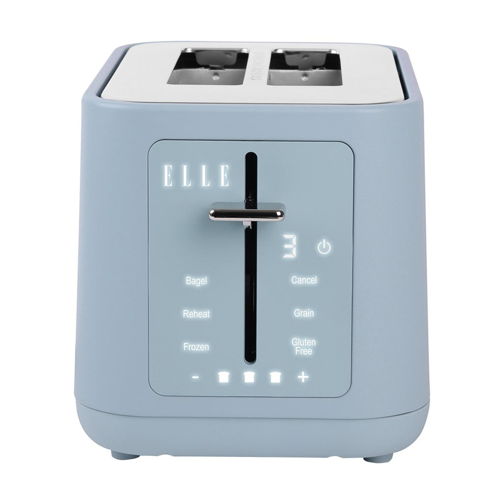 ELLE Gourmet Panache Toaster Blue 980W Touch Panel 6 Programs