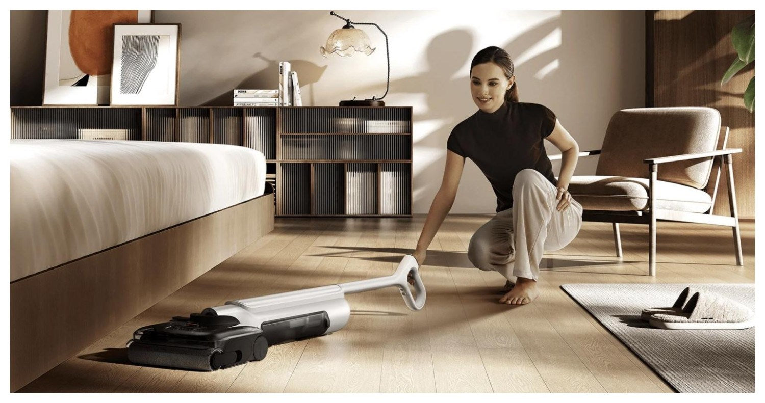 Xiaomi Truclean W30 Pro Wet Dry Vacuum 3-in-1 Cordless Vacuum Cleaner Dry and Wet Bagless 300 W 2.5 Ah Black  White