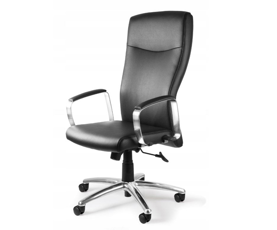 Adella C239 office chair  genuine leather HL-4  black