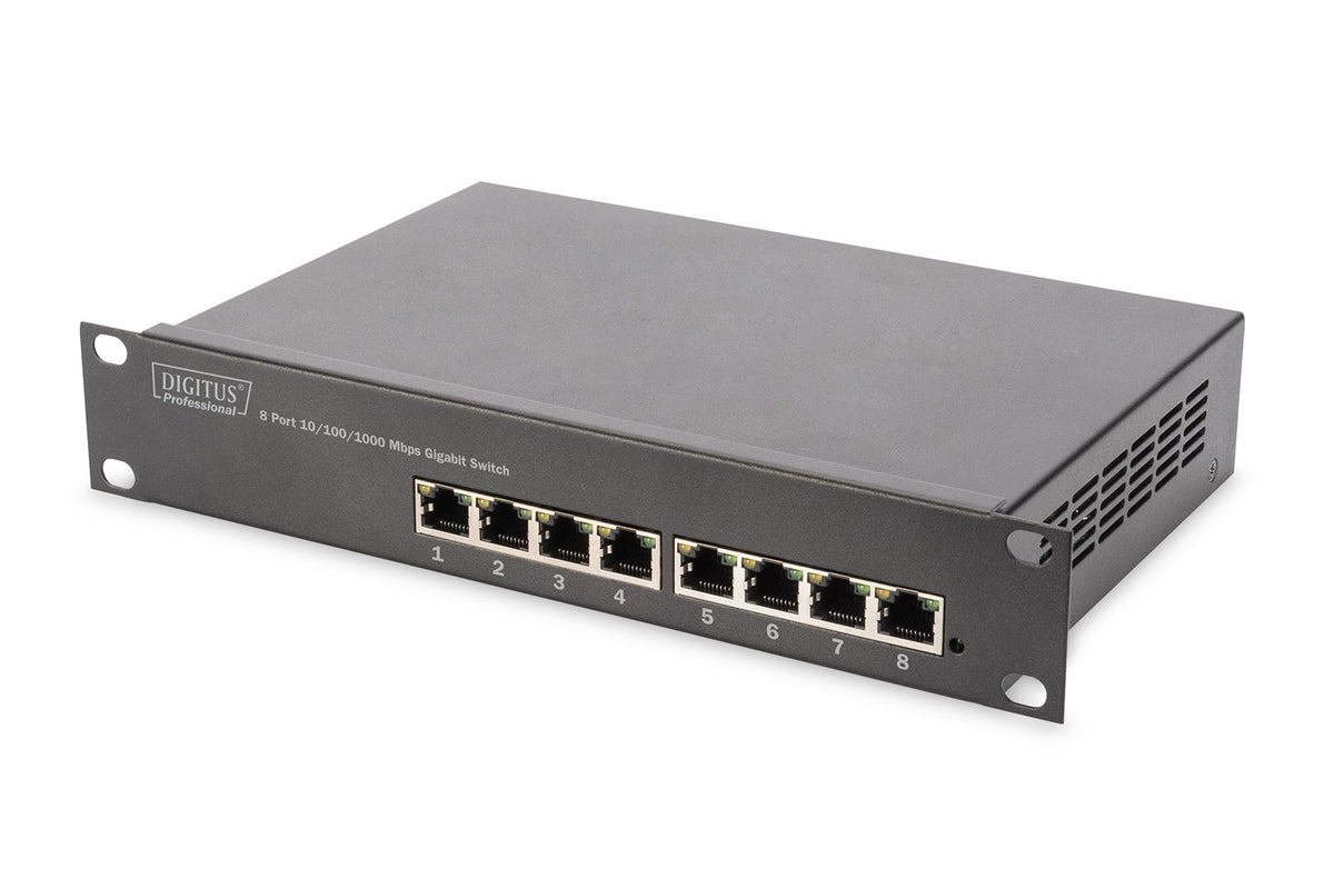 DIGITUS Network Set, 9U, 254 mm (10"), 312x300 mm, Grey, DN-10-SET-2