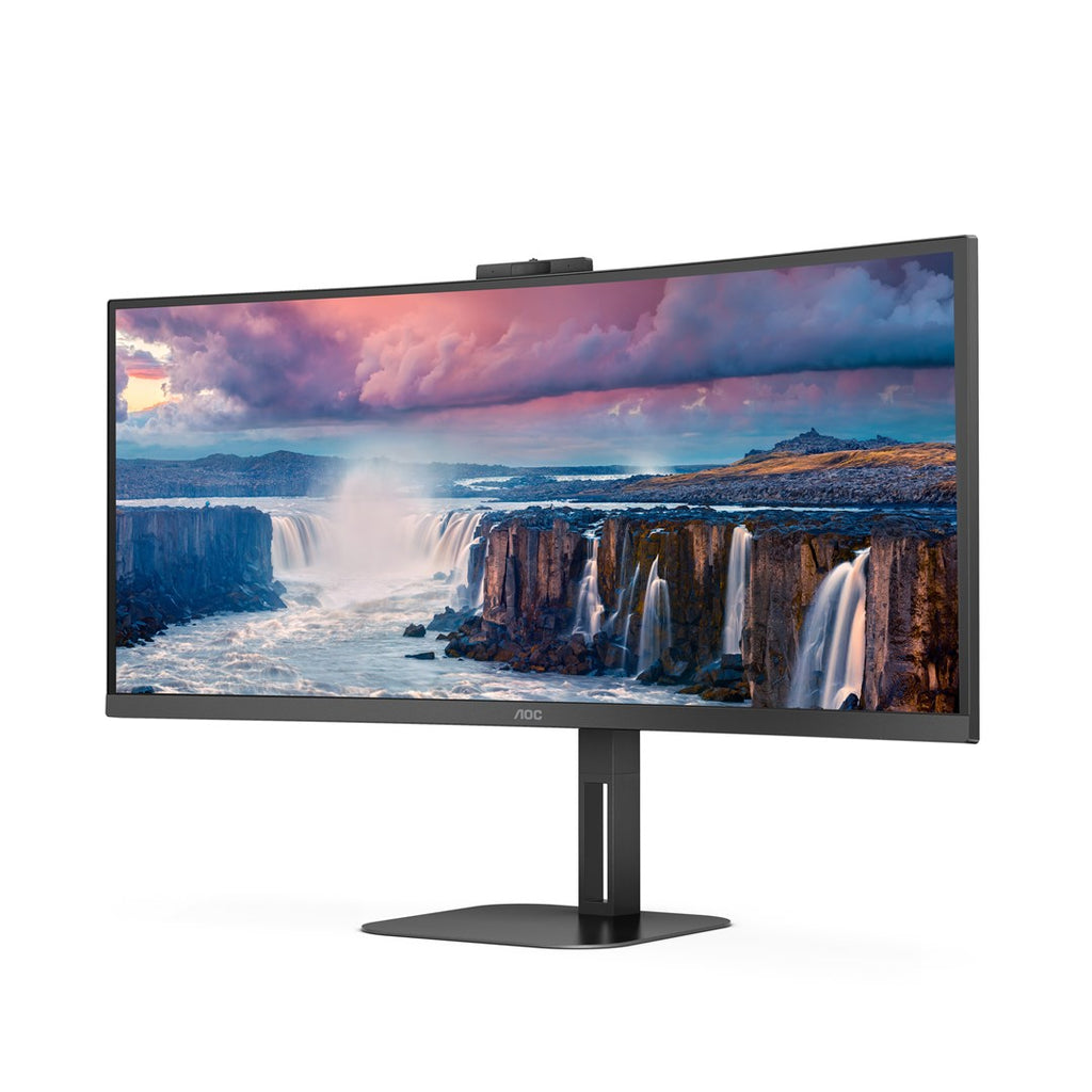 AOC V5 CU34V5CW 34" Wide Quad HD LED Monitor 3440 x 1440, Black