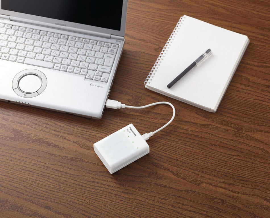 PANASONIC Eneloop Smartplus BQ-CC87 USB Battery Charger + 4x AA 2000 mAh K-KJ87MCD40USB