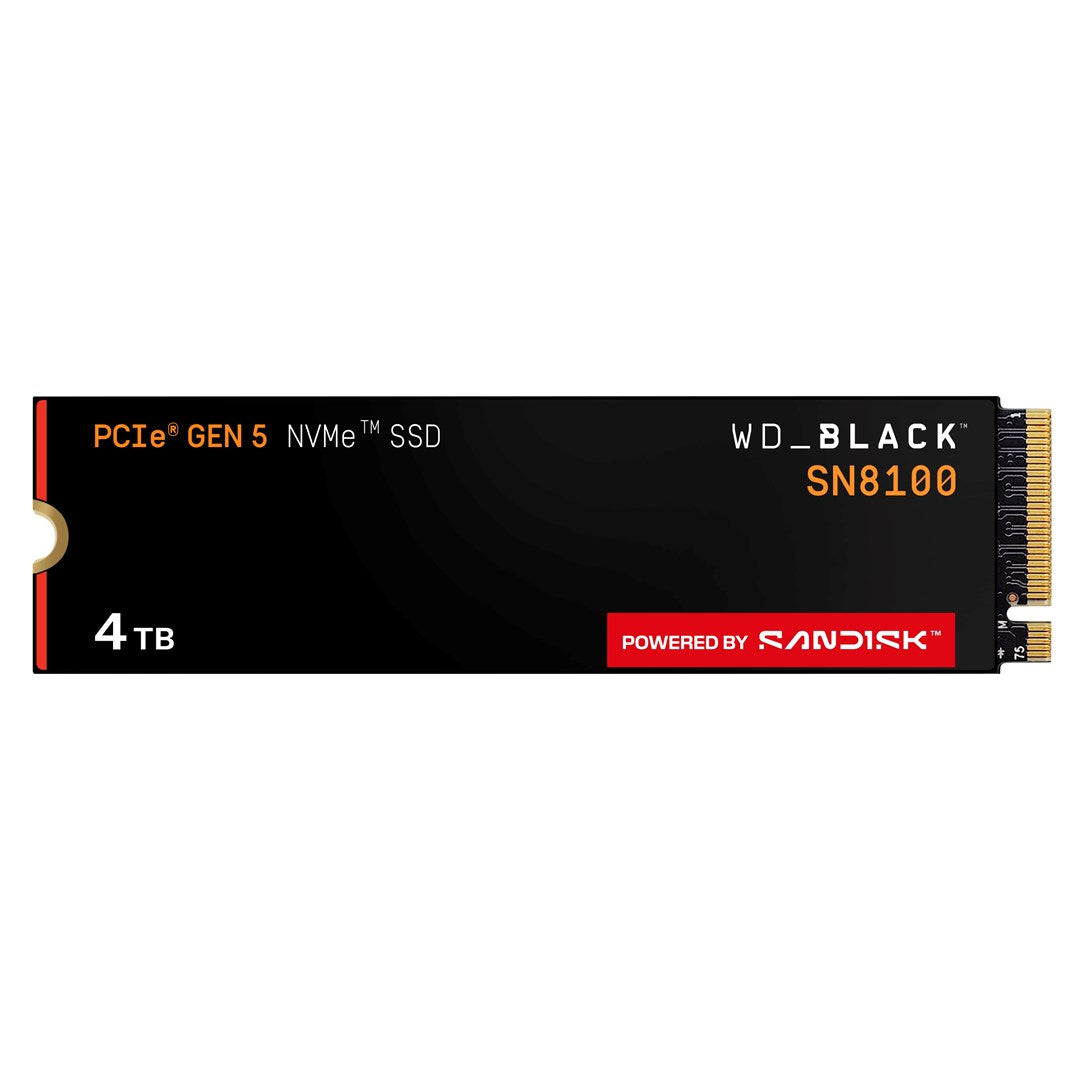 Western Digital SSD BLACK SN8100 4TB NVMe M.2 (WDS400T1X0M-00CMT0)